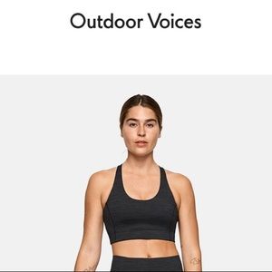 Outdoor Voices Doing Things Sports Bra, M